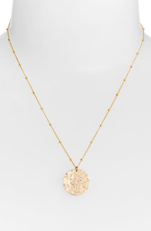 Nashelle Constellation Pendant Necklace In Gold Fill Sagittarius