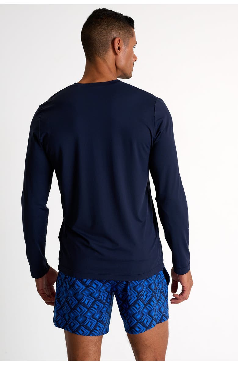 SHAN Classic fit stretch swim trunks, Alternate, color, Print