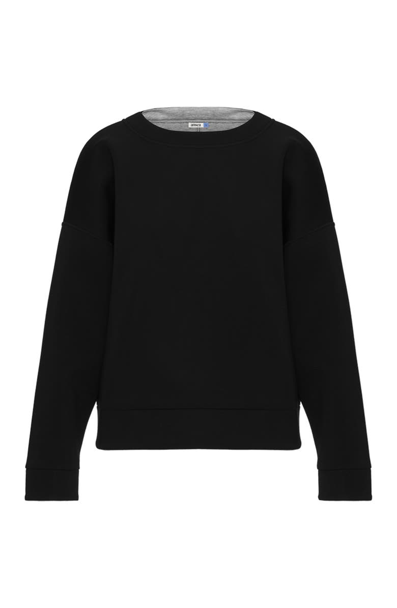 Ansea The Reversible Sweatshirt, Alternate, color, Black/Gray