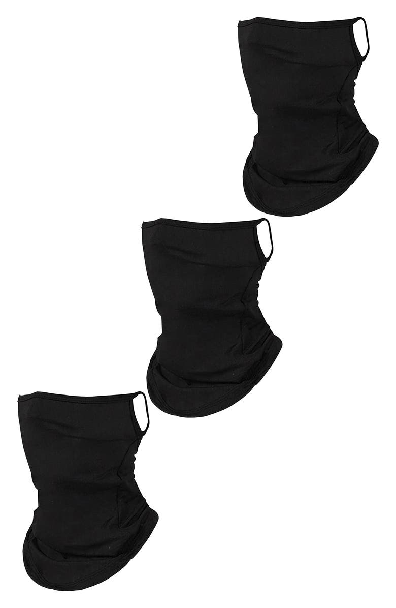 LOVE CHANGES 3-Pack Gaiter Adult Face Masks, Alternate, color, 