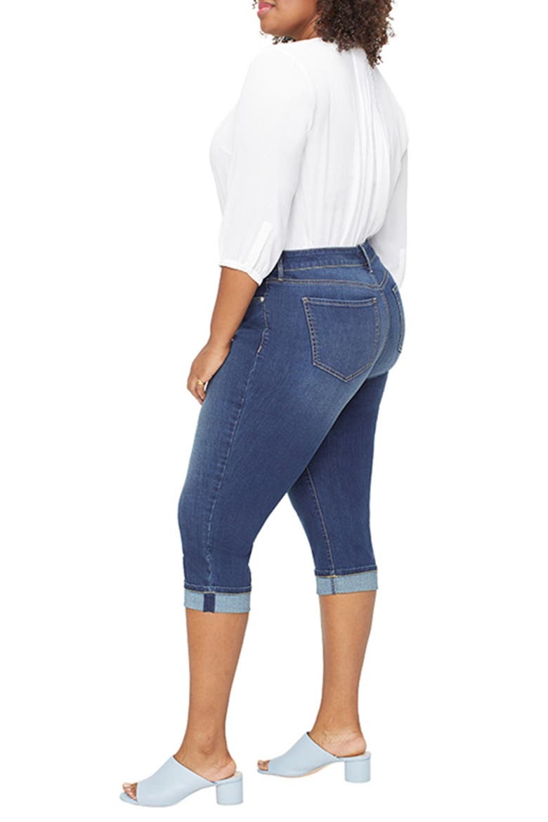 Marilyn Cuffed Capri Jeans, Alternate, color, JUNIPERO