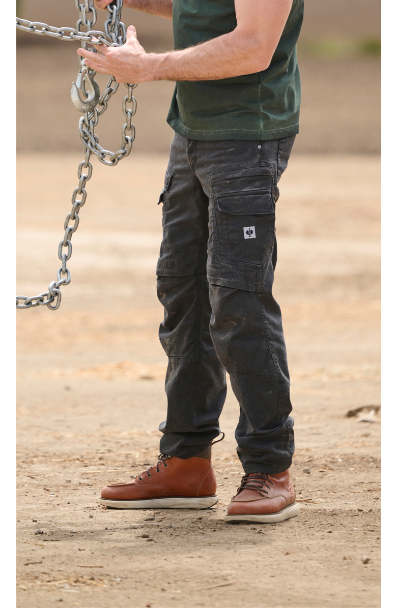 Strauss Cargo Work Pants e.s.vintage, Alternate, color, Black