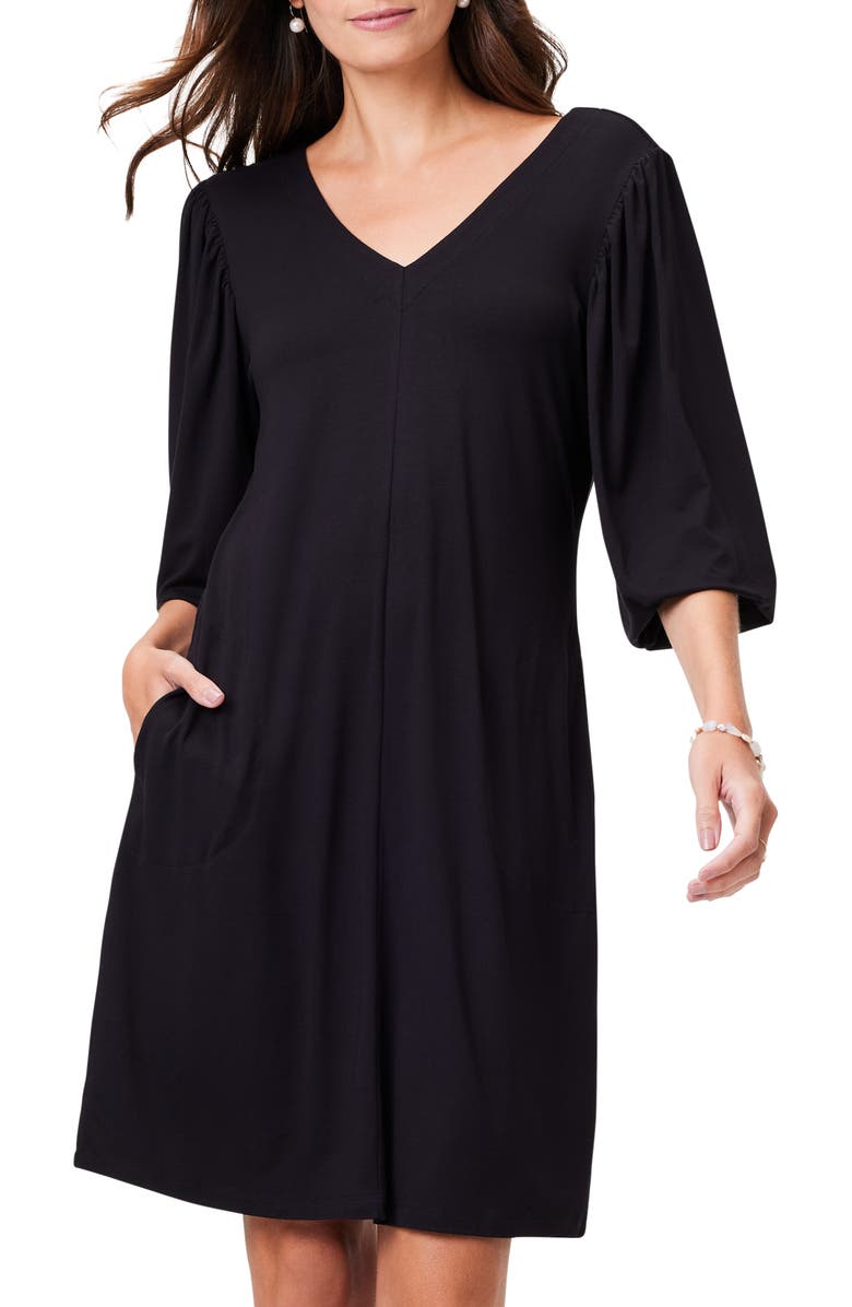 NIC+ZOE Balloon Sleeve Shift Dress, Alternate, color,