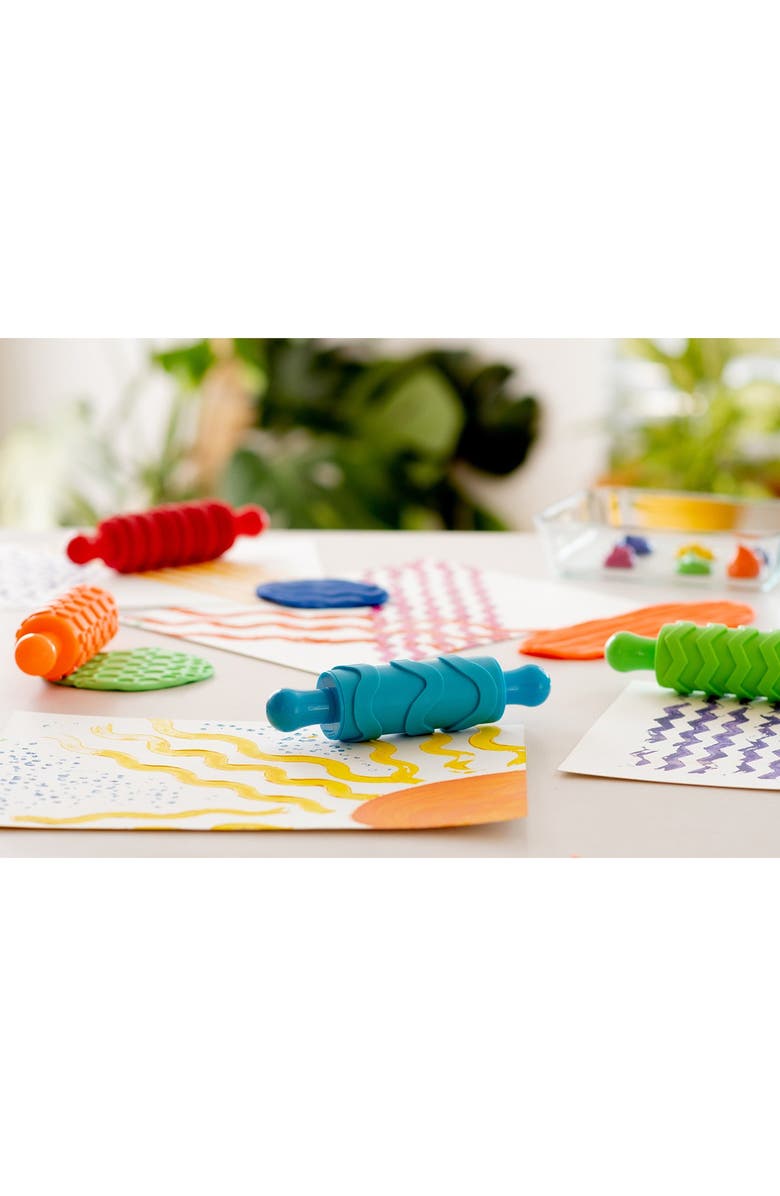 Kaplan Early Learning Company Creative Paint and Dough Design Tools, Alternate, color, Multicolor