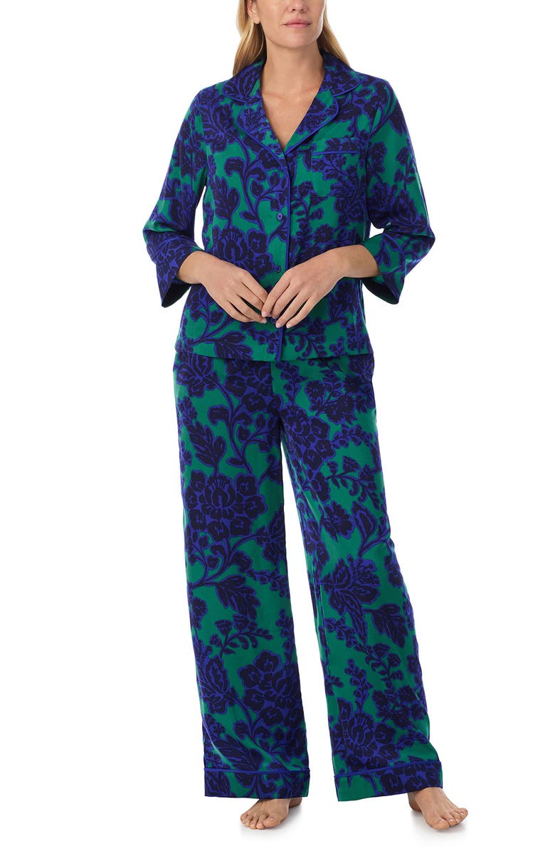 Sanctuary Floral Long Pajamas, Main, color, 