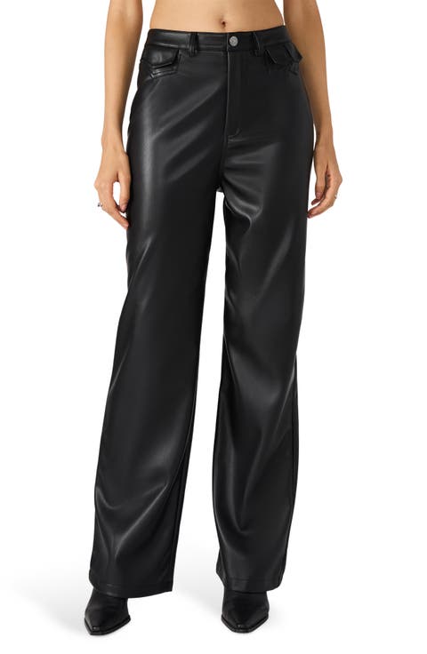 Geraldine Faux Leather Pants
