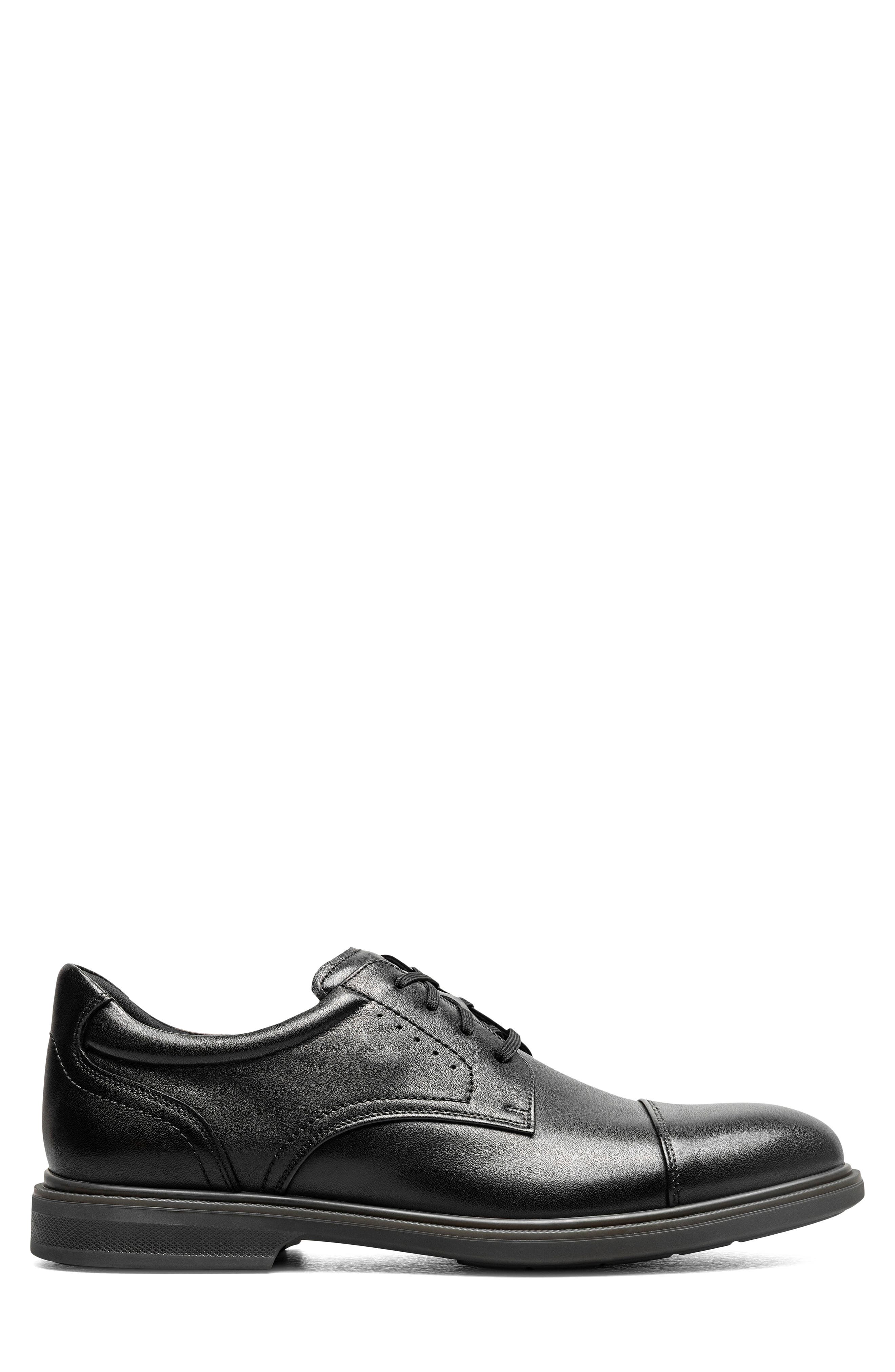 Highrise Cap Toe Oxford, Alternate, color, BLACK