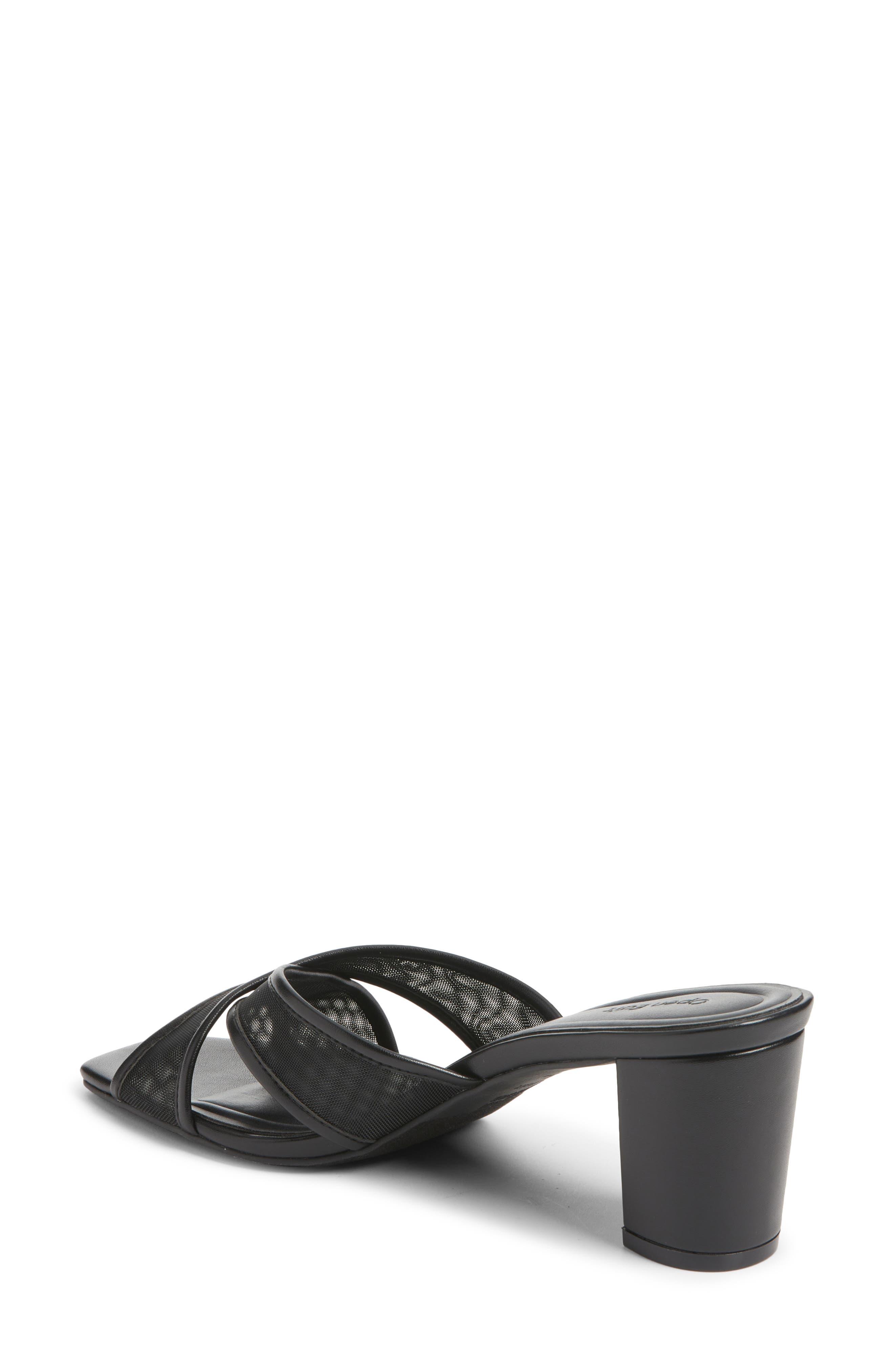 Grady Slide Sandal, Alternate, color, BLACK MESH
