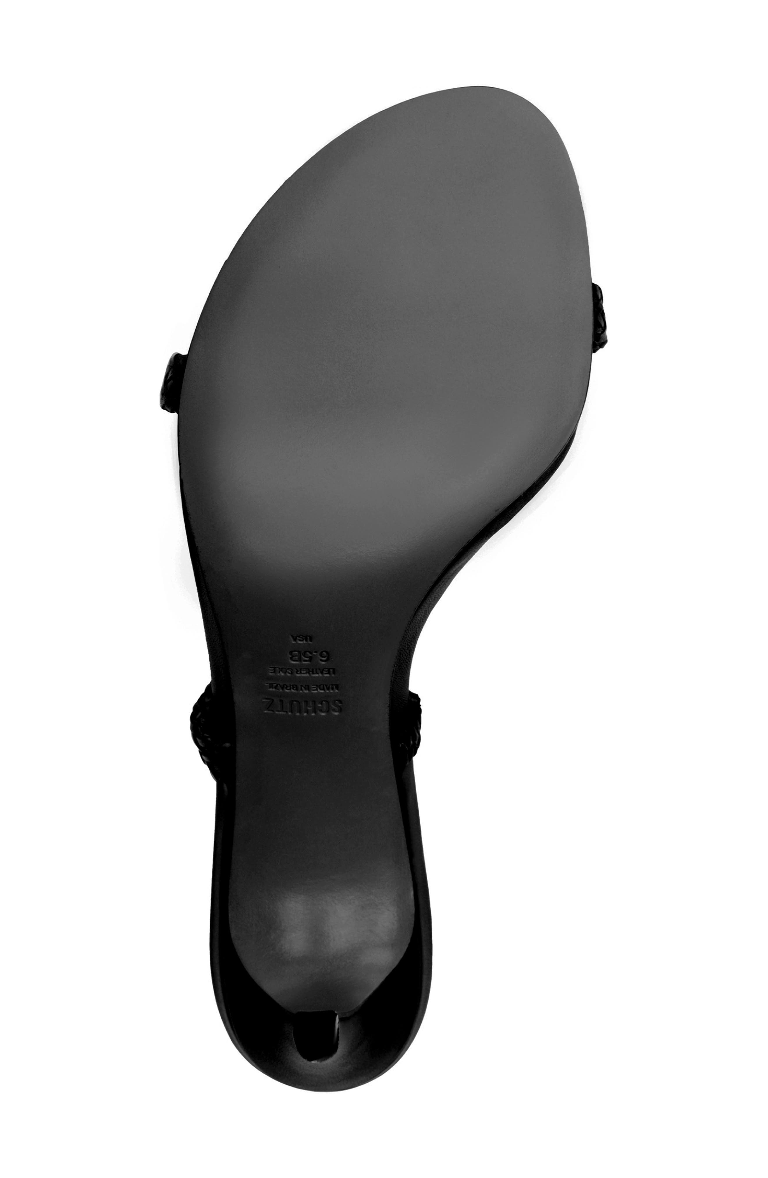 Schutz Taliah Woven Strap Slide Sandal, Alternate, color, 