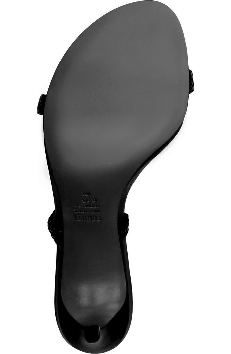 Schutz Taliah Woven Strap Slide Sandal, Alternate, color,