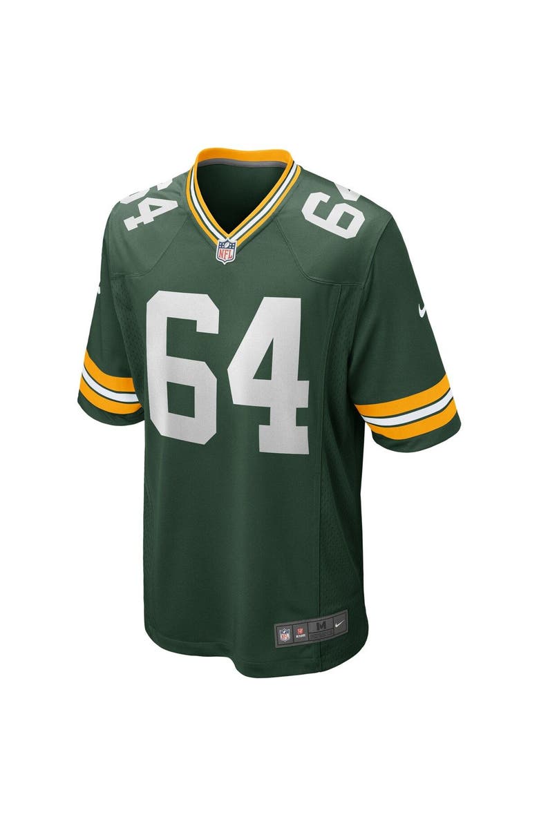 Nike Men's Nike Jerry Kramer Green Green Bay Packers Game Retired Player Jersey, Alternate, color, 