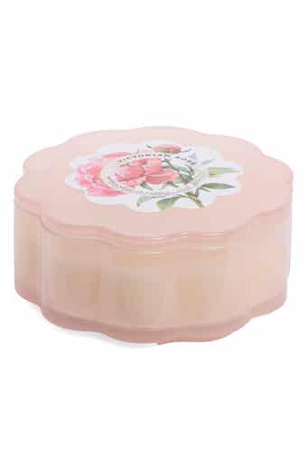 PORTOFINO CANDLES Victorian Rose Milkglass Flower Candle