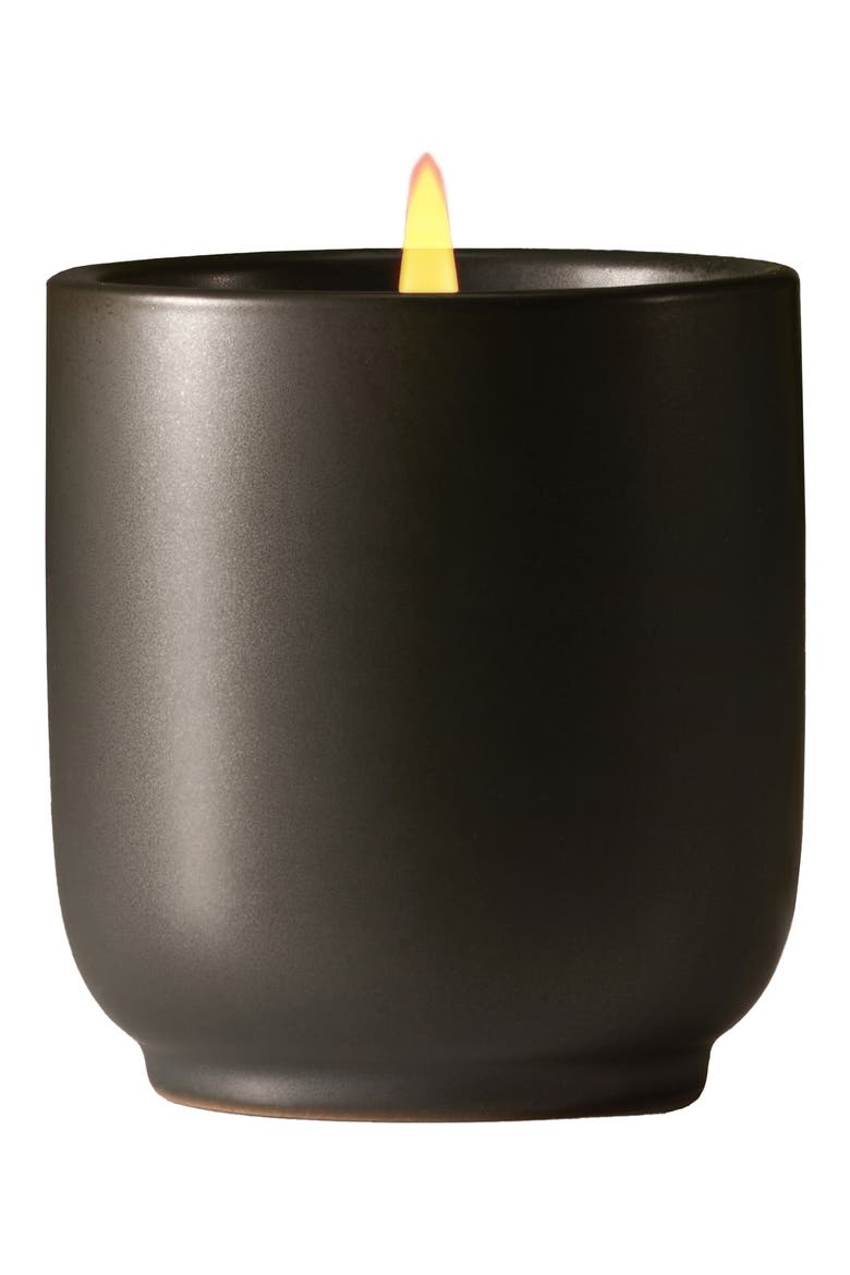 Balsam Fireplace Scented Candle, Main, color, DARK GREEN