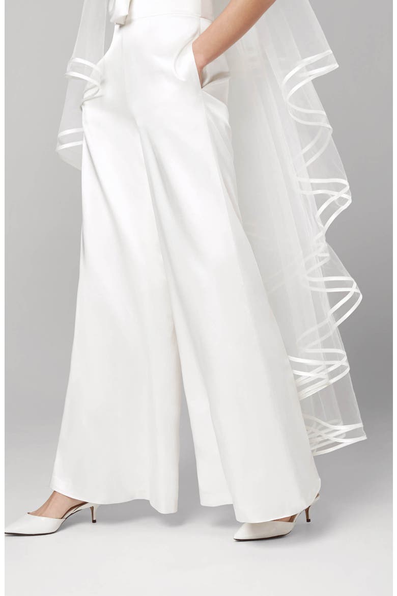 Annie Strapless Jumpsuit, Alternate, color, IVORY