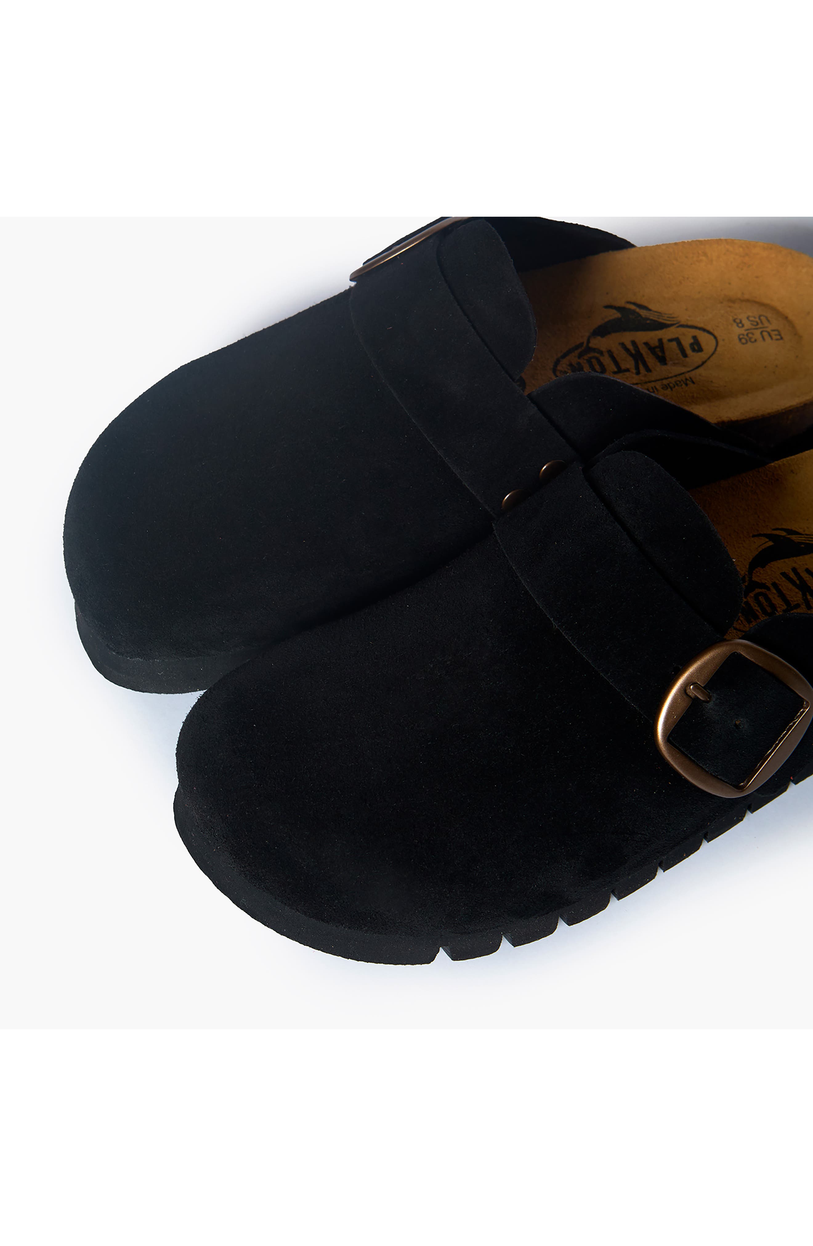 Plakton Bell Clog, Alternate, color, Afelpado Negro