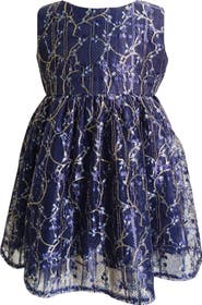 Popatu Floral Lace Overlay Dress