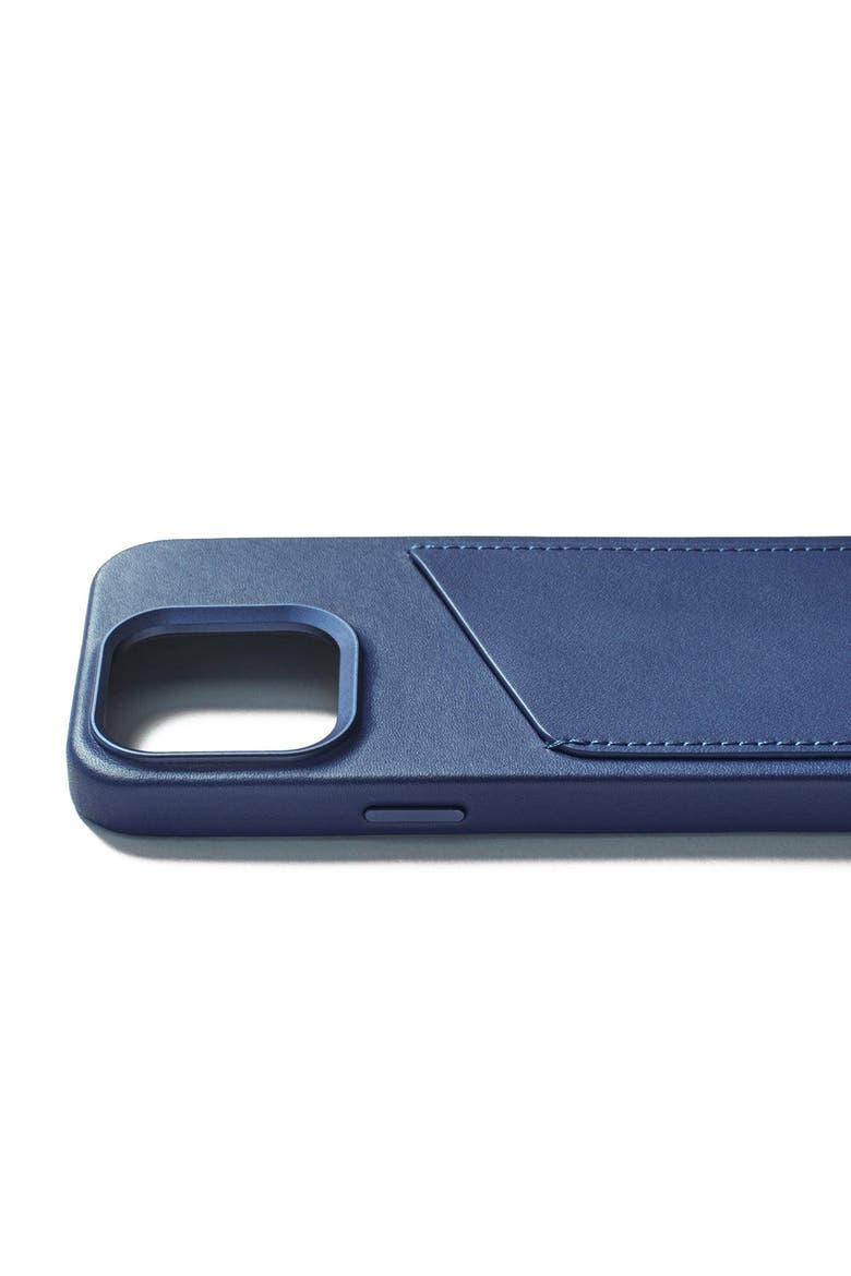Full Leather Wallet Case for iPhone 15 Pro, Alternate, color, Monaco Blue