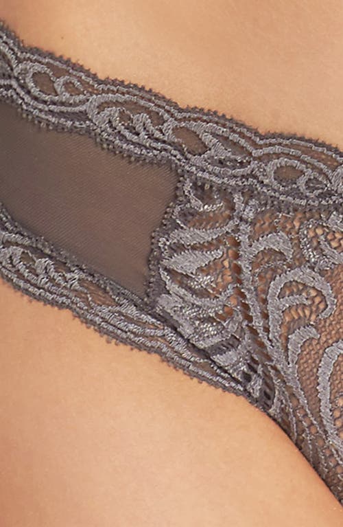 Natori Feathers Hipster Briefs In Gray