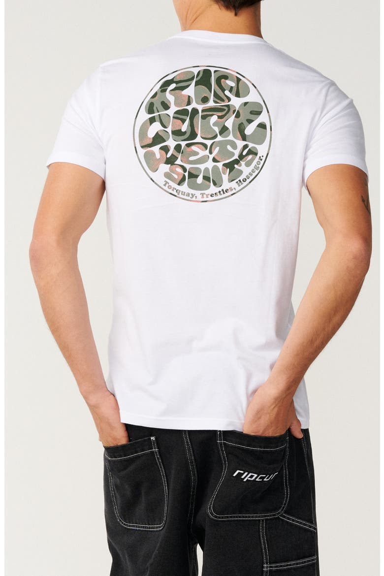 Wettie Passage Logo Cotton Graphic T-Shirt, Alternate, color, WHITE