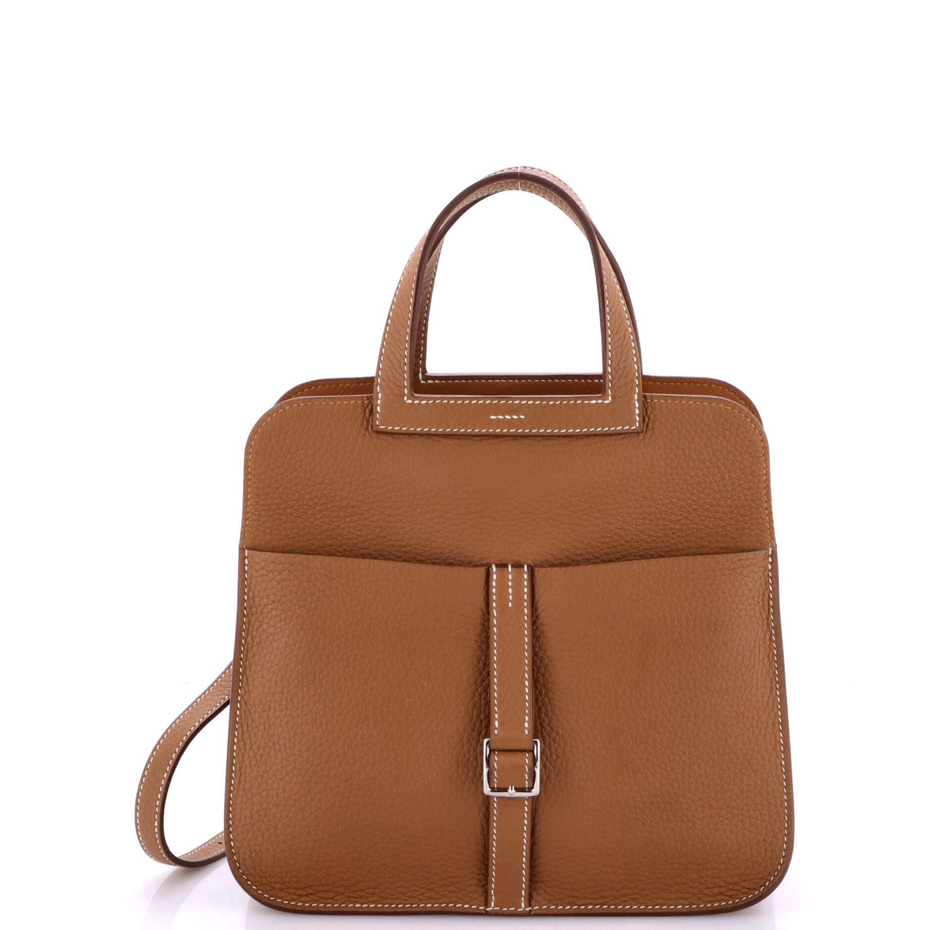 Pre-Owned Hermes Halzan Bag Clemence 25, Main, color, 