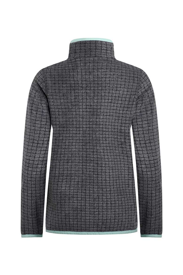 Tilly 1/4 Zip Grid Fleece, Alternate, color, Navy
