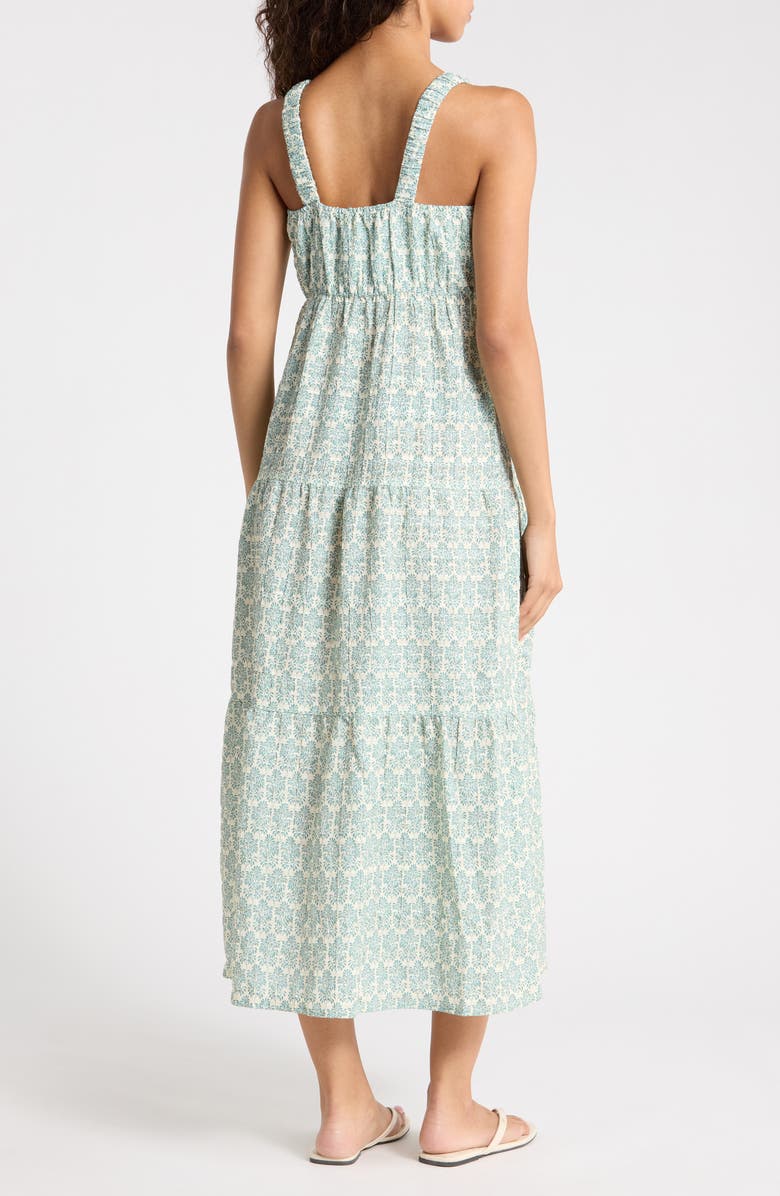 Marine Layer Alana Midi Sundress, Alternate, color, Oliva Print