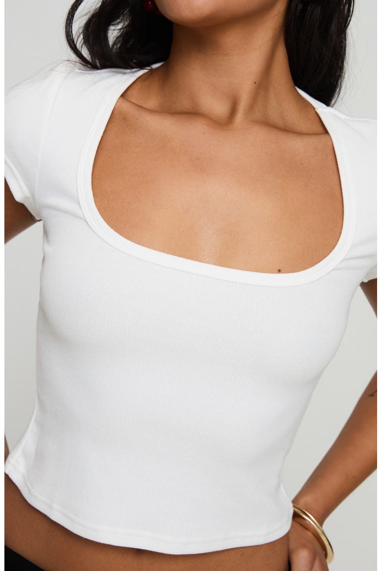 Baseline Square Neck Rib Tank, Alternate, color, WHITE