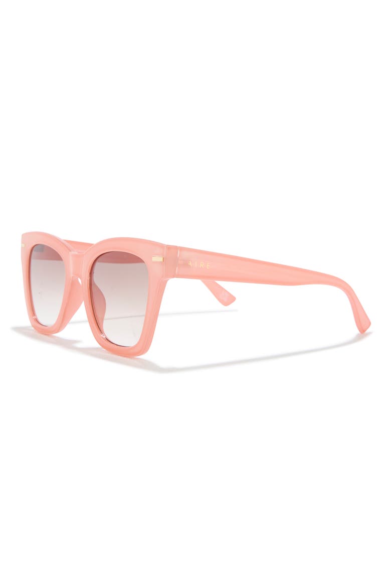 Intergalactic 50mm Square Sunglasses, Alternate, color, CORAL