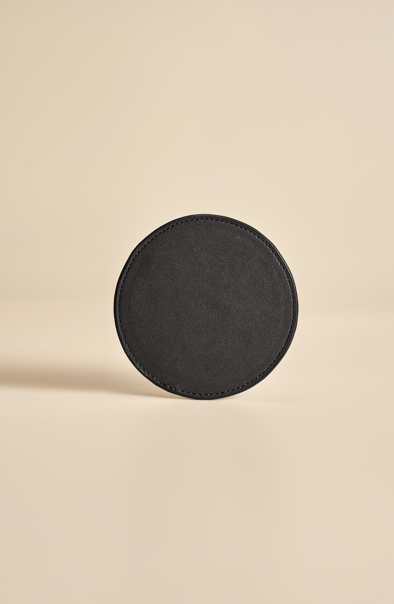 OLEADA Sip N Stay Coasters Set of 4, Alternate, color, Onyx