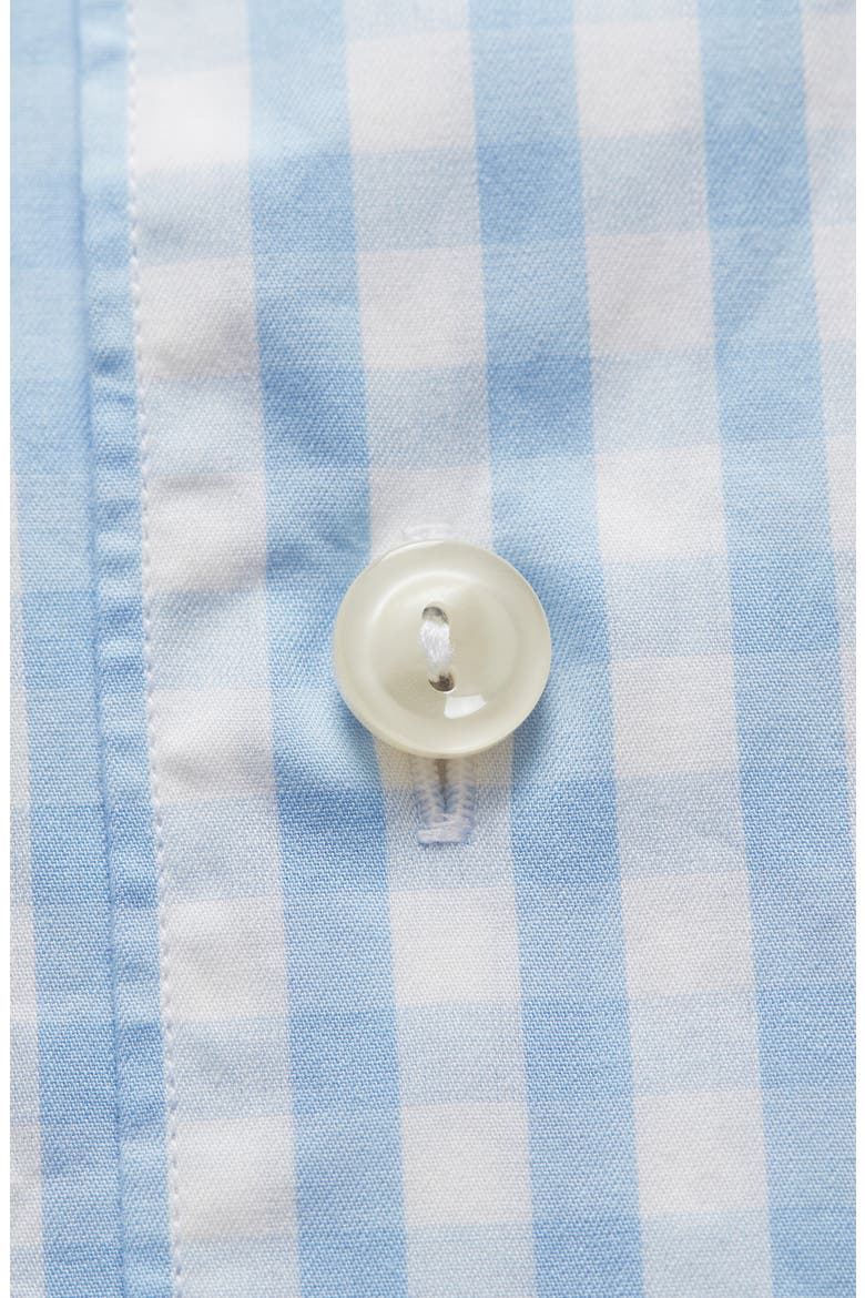 Soft Casual Line Slim Fit Plaid Shirt, Alternate, color, BLUE
