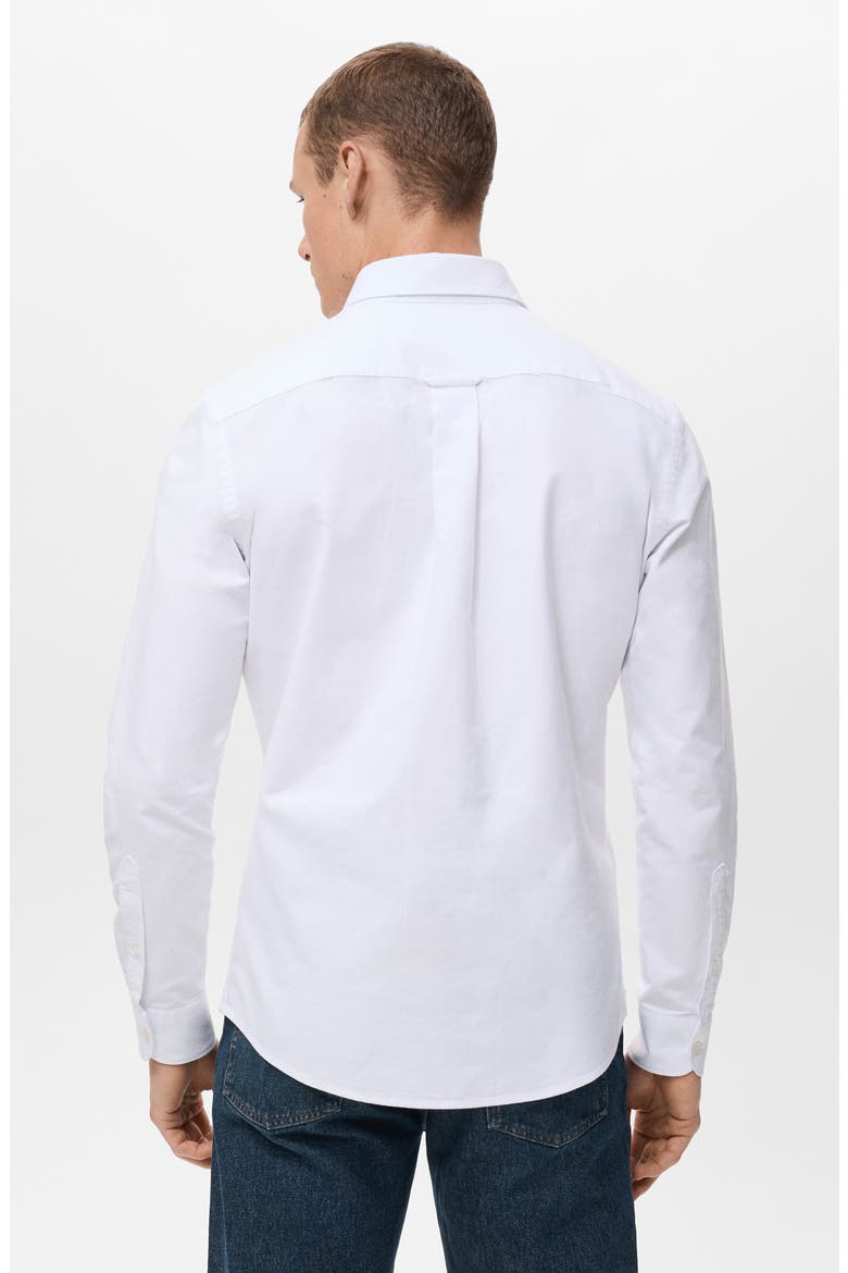 Regular Fit Oxford Button-Down Shirt, Alternate, color, WHITE