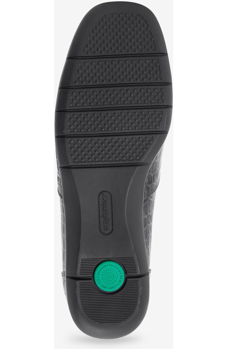 Comfortview The Leisa Slip On Flat, Alternate, color, Black