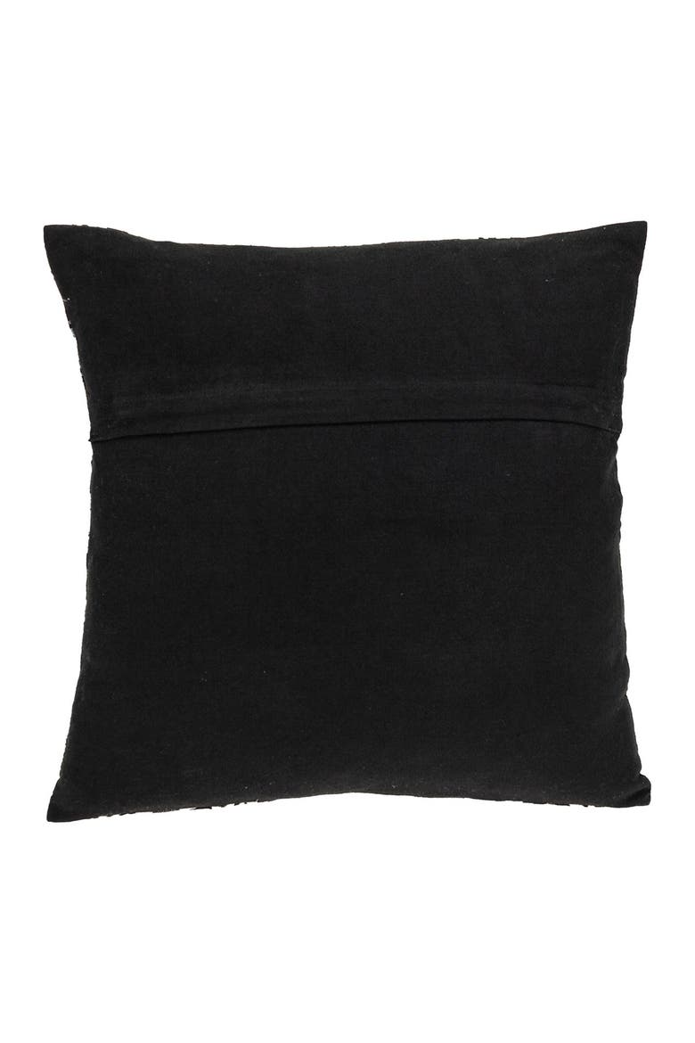 Habib Transitional Black Throw Pillow, Alternate, color, BLACK