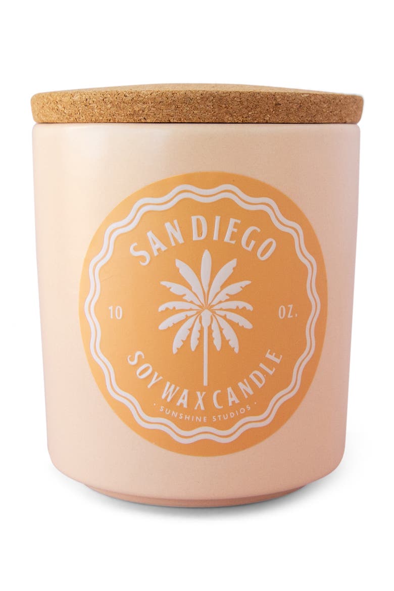 San Diego Ceramic Candle, Alternate, color, Ballerina