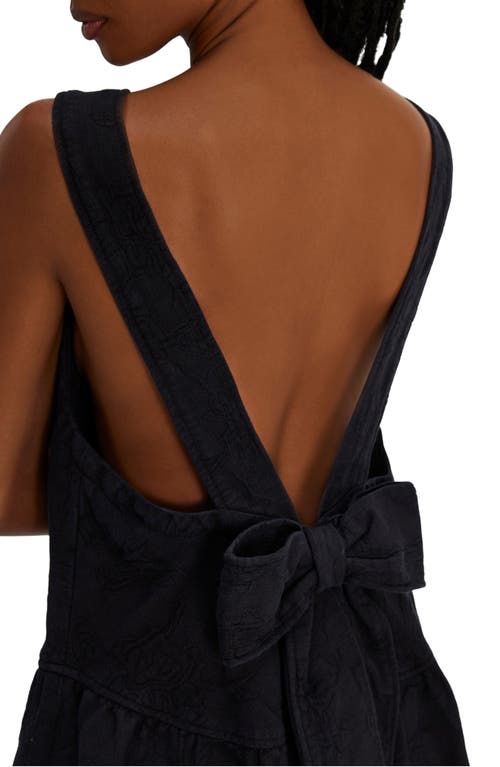 Shop Free People About Town Bow Minidress In Black
