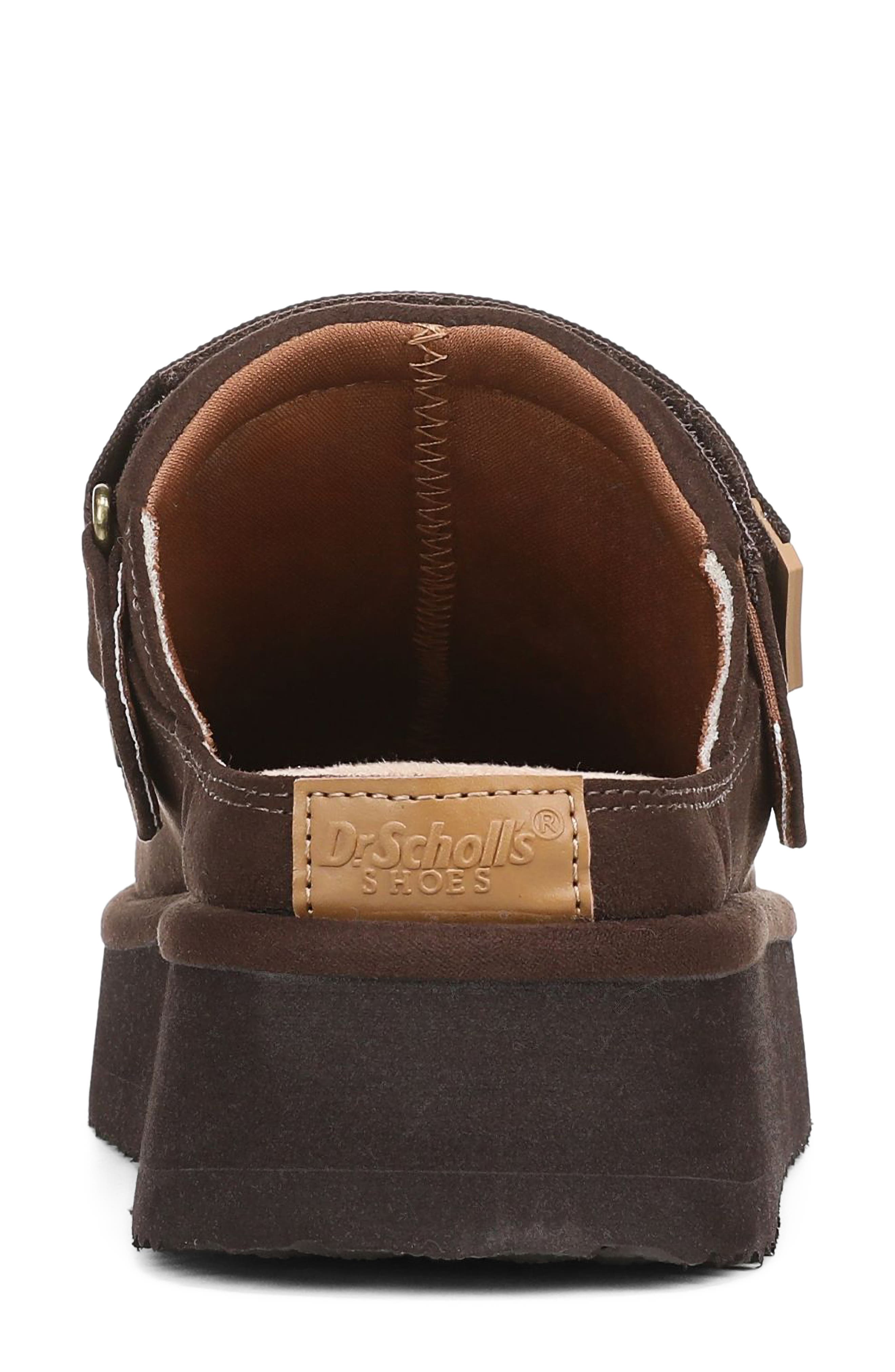 Chill Out Mule, Alternate, color, DARK UMBER MICROSUEDE