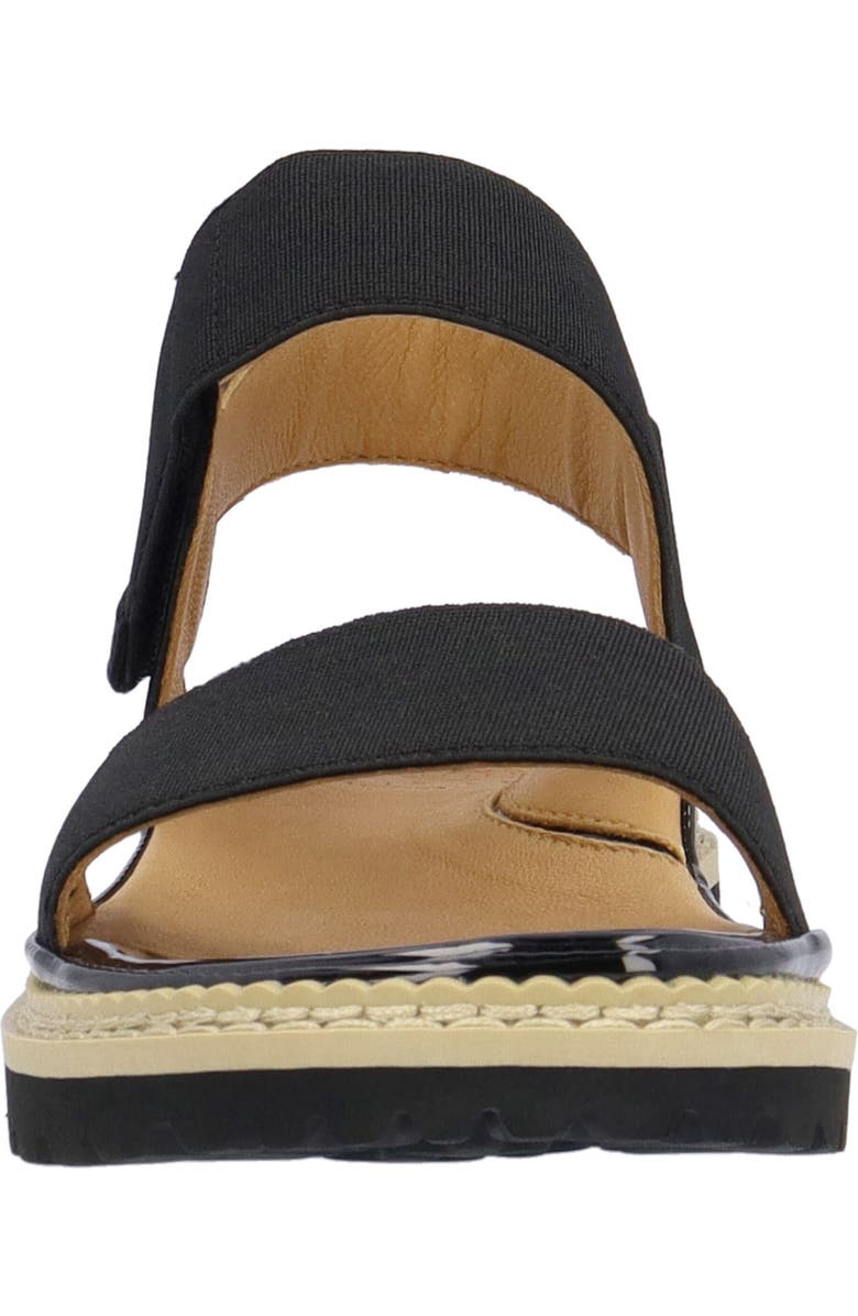 L'Amour des Pieds Delphina Ankle Strap Sandal, Alternate, color, Black