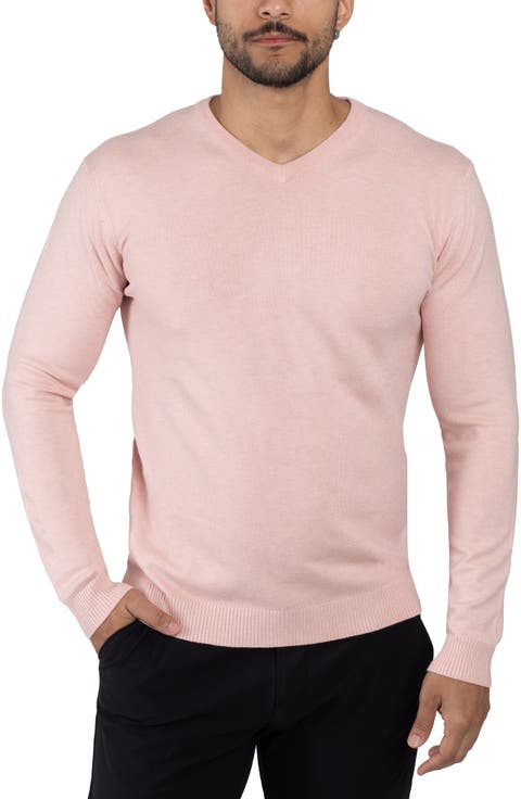 V-Neck Rib Knit Sweater