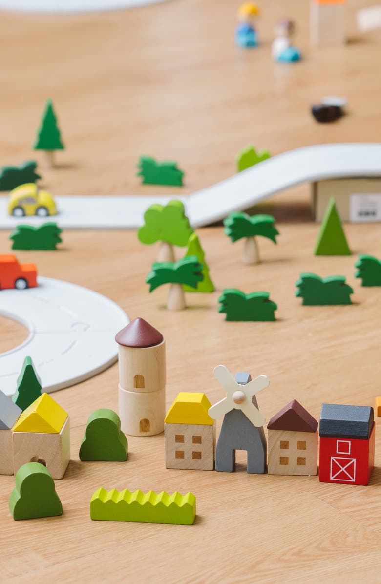 PlanToys<sup>®</sup> Village Block Playset, Alternate, color, Assorted