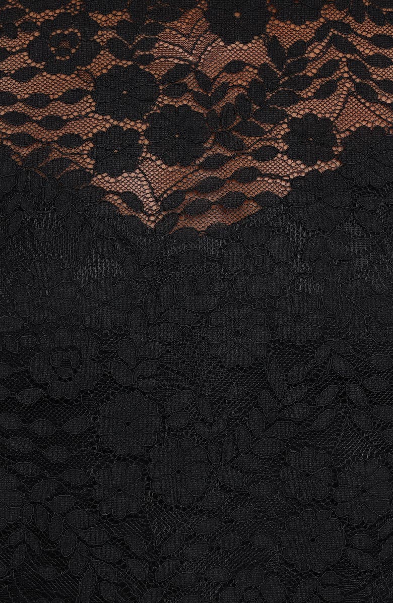 Petal & Pup Lettie Lace Long Sleeve Top, Alternate, color, Black