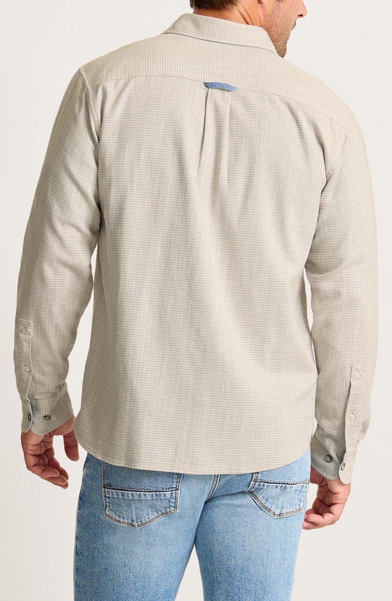 Tommy Bahama Dorado Stretch Cotton Button-Up Shirt, Alternate, color, Morel