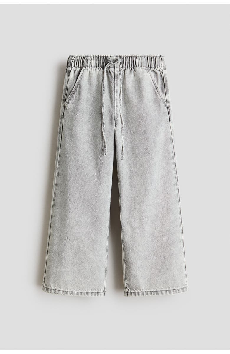 H&M Denim Joggers, Alternate, color, Washed Gray