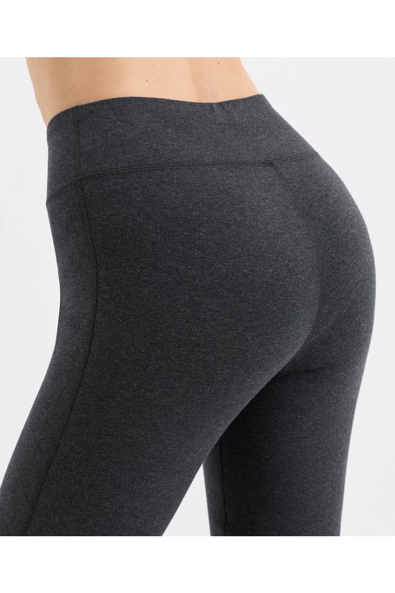On the Go-To Contour Bootcut Legging, Alternate, color, Charcoal Heather