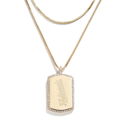 x Baublebar Washington Nationals Dog Tag Necklace