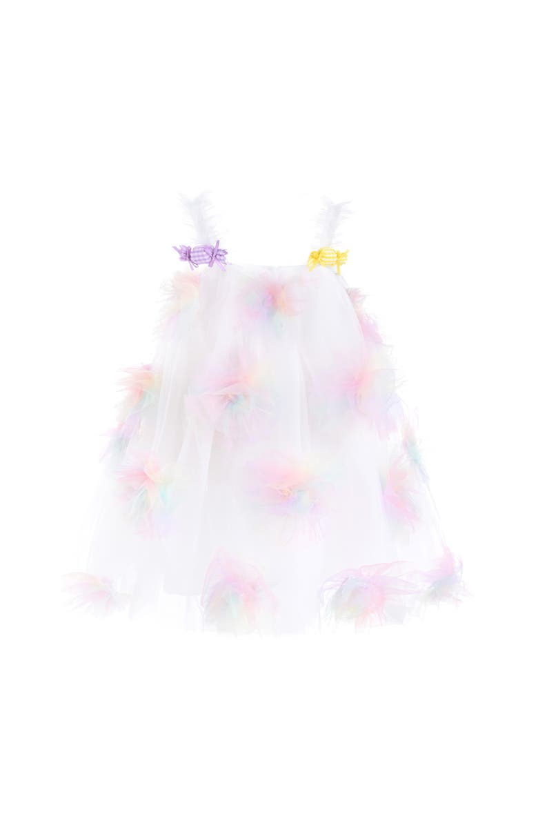 Mimi Tutu Malee Flower Tulle Dress, Main, color, White