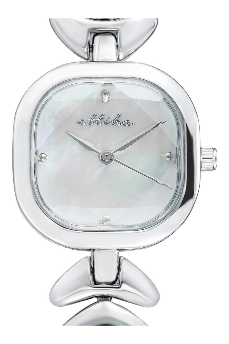 Metal Moderna Bracelet Watch, Alternate, color, SILVER