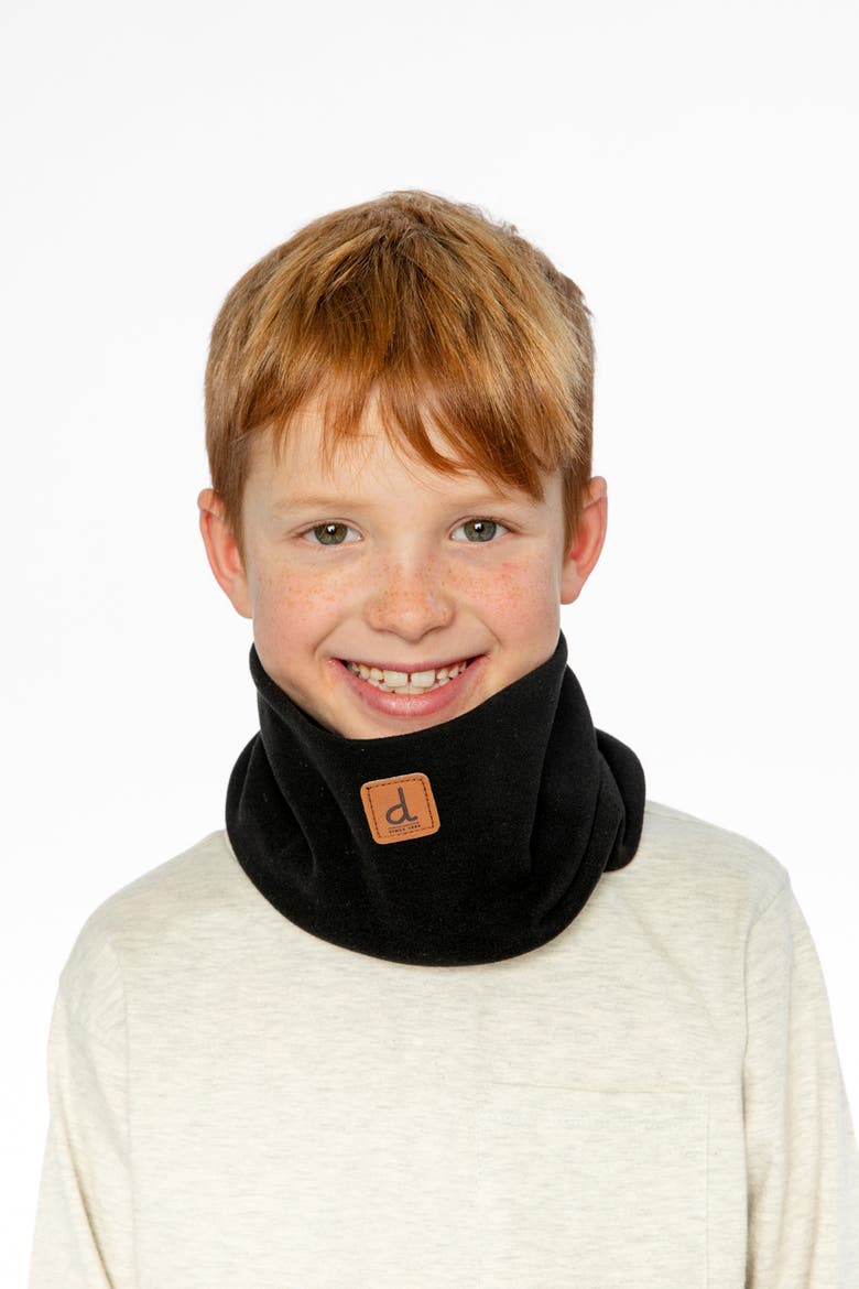 Stretch Tube Polar Fleece Neckwarmer, Alternate, color, Noir