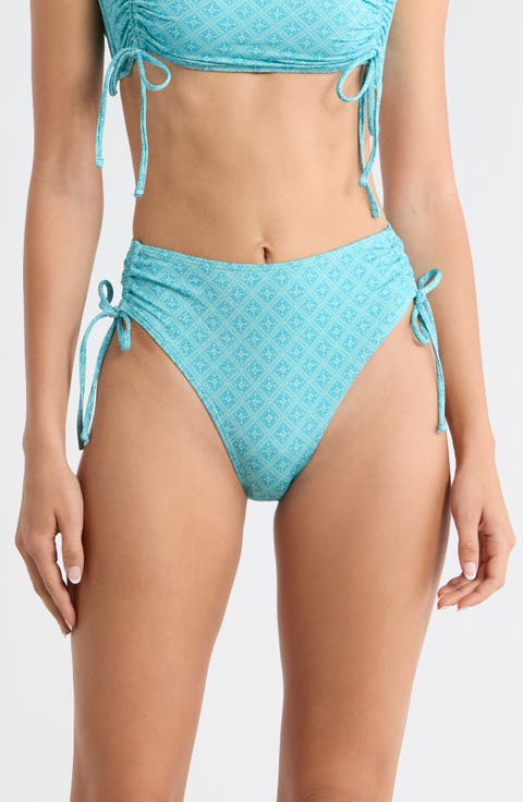 Moon Geo High Waist Bikini Bottoms