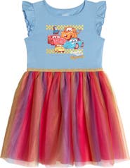 Disney Cars Flutter Sleeve Tulle Tutu Dress