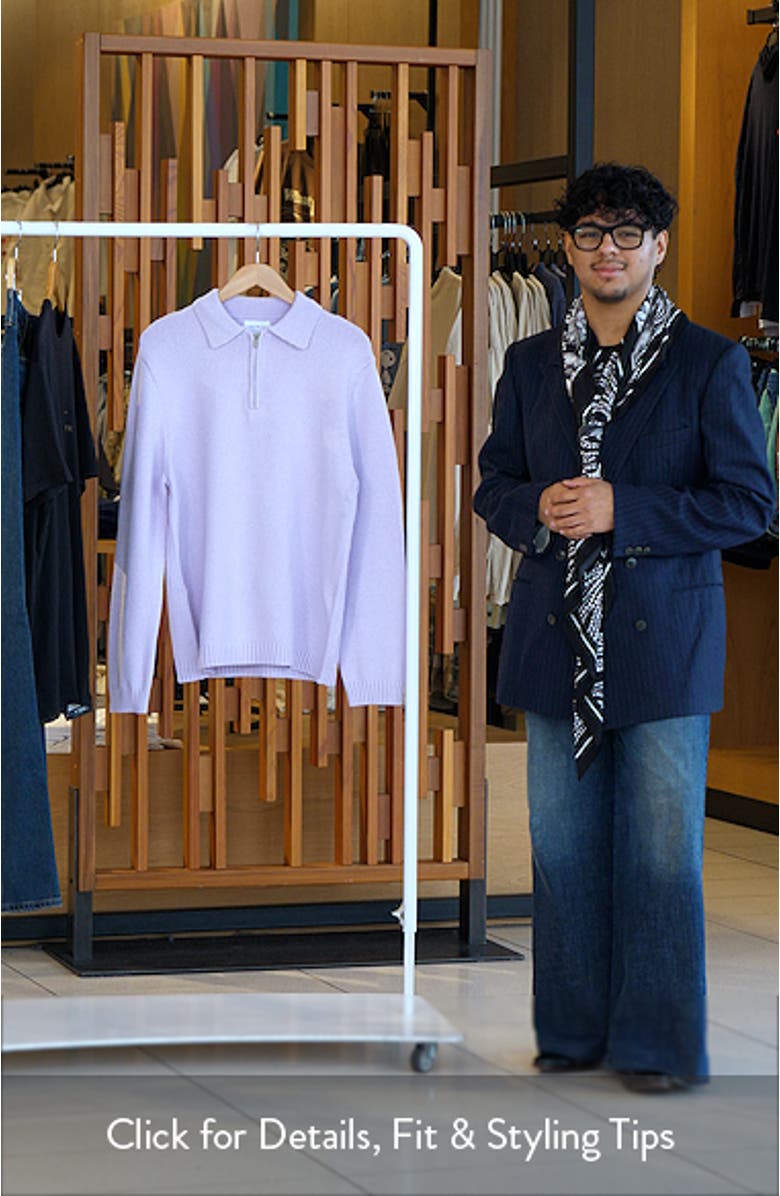 Half-Zip Polo Sweater, sales video thumbnail